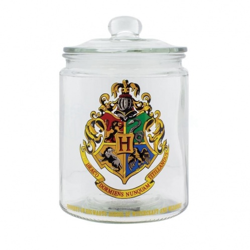 Harry Potter - sklenená nádoba na sušienky - Rokfort