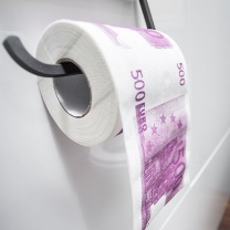 Toaletný papier 500 Euro 
