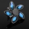 Fidget Spinner - Diamant modrý + tmavošedá