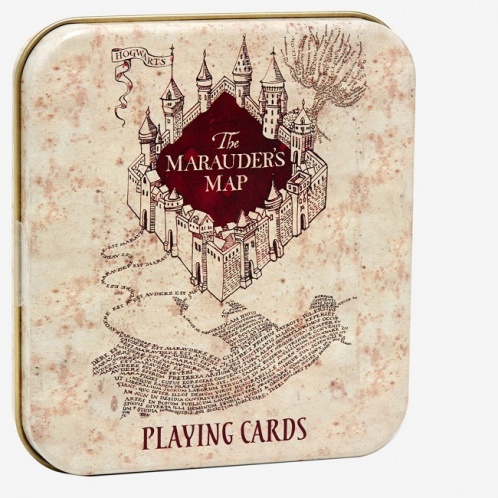 Harry Potter - hracie karty - záškodnícka mapa