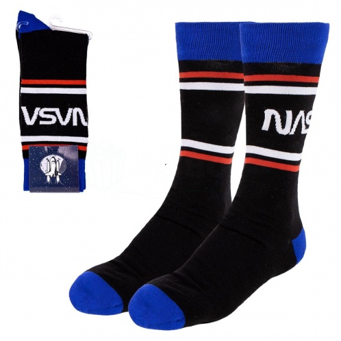 NASA - ponožky M/L - čierne