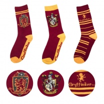 Harry Potter - Chrabromilské ponožky - set 3 párov 
