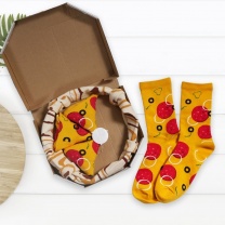 Pizza ponožky - sada 4 párov