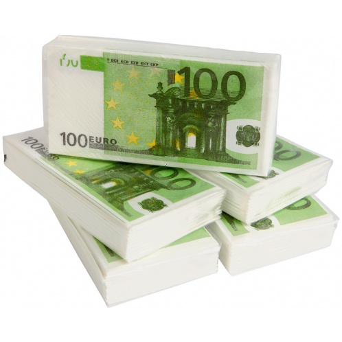 Plná Buxa - vreckovky euro 100€