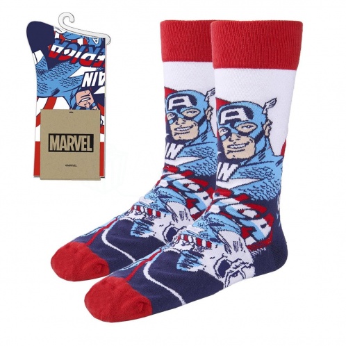 Marvel - ponožky Kapitán Amerika S/M