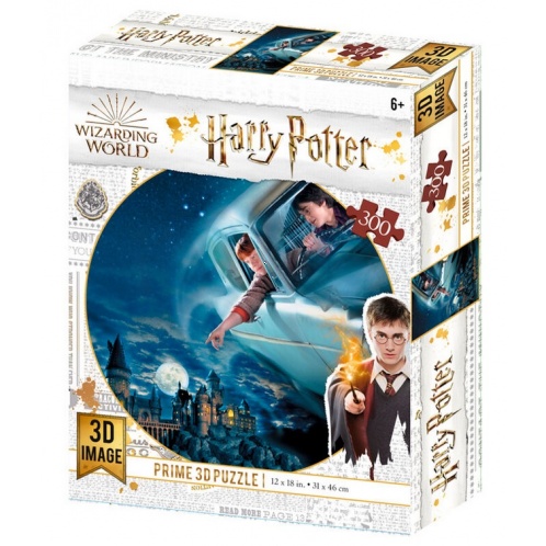 Harry Potter - 3D puzzle - Harry a Ron v lietajúcom aute - 300