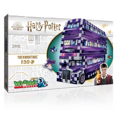 Harry Potter - 4D mini puzzle Rytiersky autobus 130 dielikov