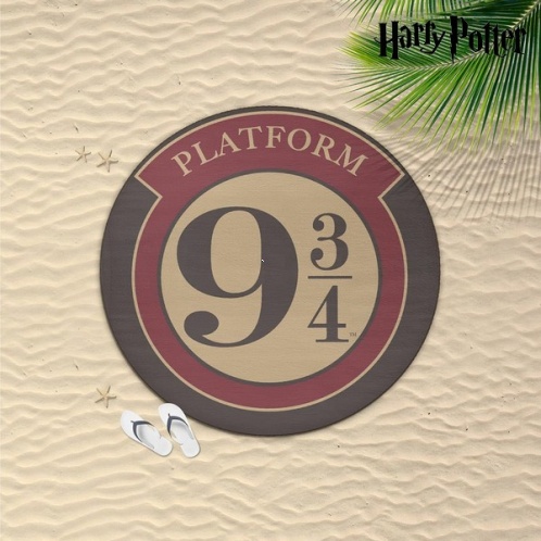 Harry Potter - osuška 9 a 3/4 kruhová