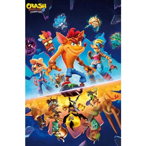 Crash Bandicoot - plagát Crash 4