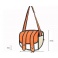 2D taška - oranžová