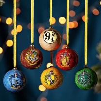 Harry Potter - set trblietavých vianočných gúľ