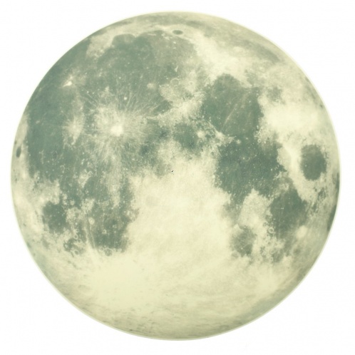 Nálepka na stenu - svietiaci mesiac