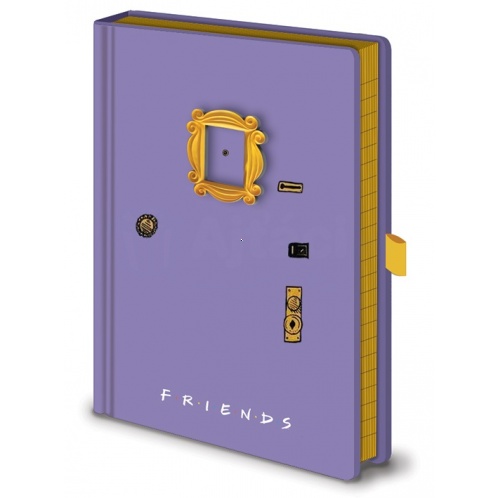 Priatelia - poznámkový blok v dizajne dverí