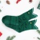 Pletené ponožky - krokodíl