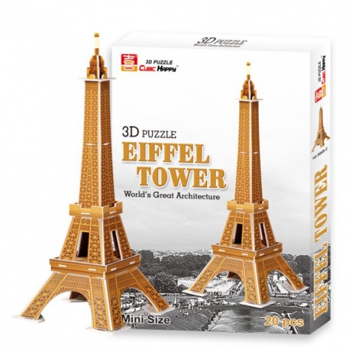 3D puzzle - Eiffelova veža (malá)