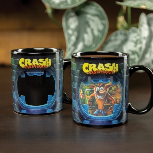 Crash Bandicoot - hrnček Crash teplocitlivý