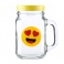 Retro smoothie poháre - 6ks emoji