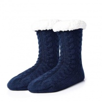 Pletené ponožky - modré