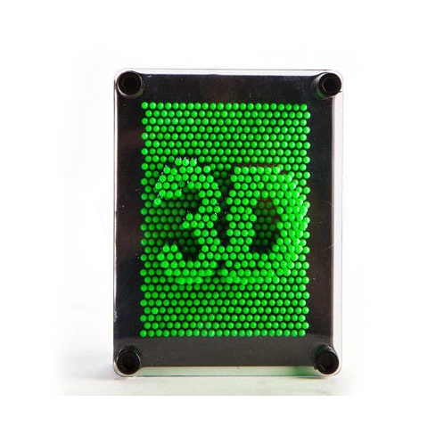 Pin Art mini - 3D odtlačok (zelený)