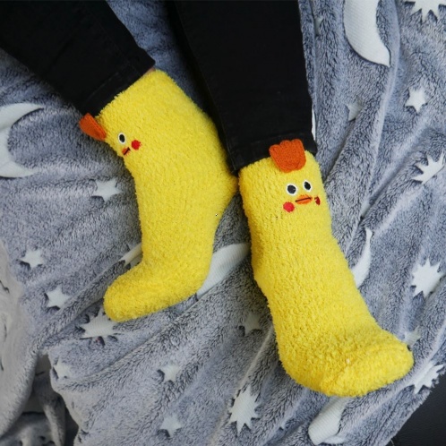 Teplé ponožky - kuriatko