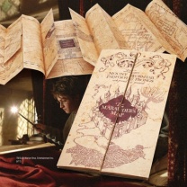 Harry Potter - replika záškodníckej mapy