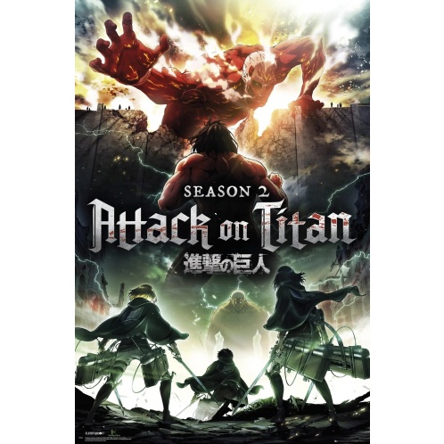Attack on Titan - plagát Key Art 2