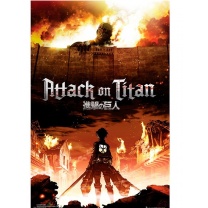 Attack on Titan - plagát Key Art