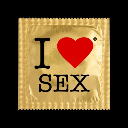Zábavné kondómy -  I love sex