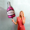 Balón - ružové šampanské XL