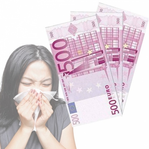 Plná Buxa - vreckovky euro 500€