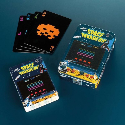 Space Invaders - hracie karty
