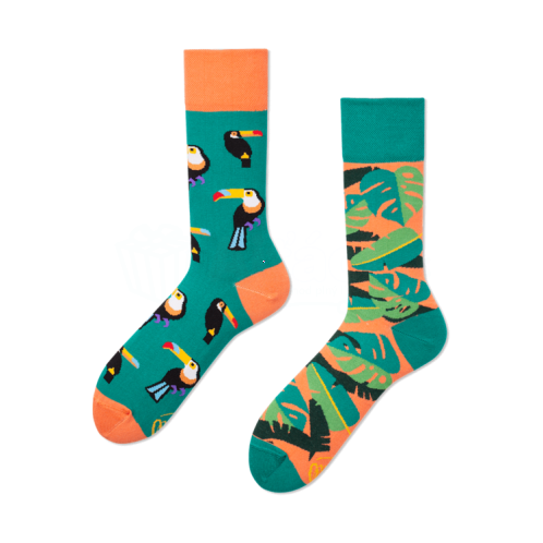 Veselé ponožky - Tropické teplo M