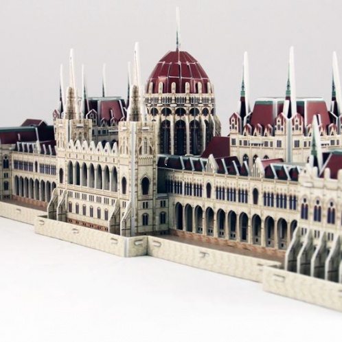 3D puzzle - budova maďarského parlamentu (Veľké)