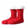 Pletené ponožky - červené