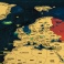 Stieracia mapa sveta - slovenská verzia Deluxe XL