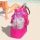 Plážová taška s termoprihrádkou - ružová