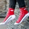 Sneakers ponožky - červené
