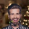 Vianočné ozdoby na bradu