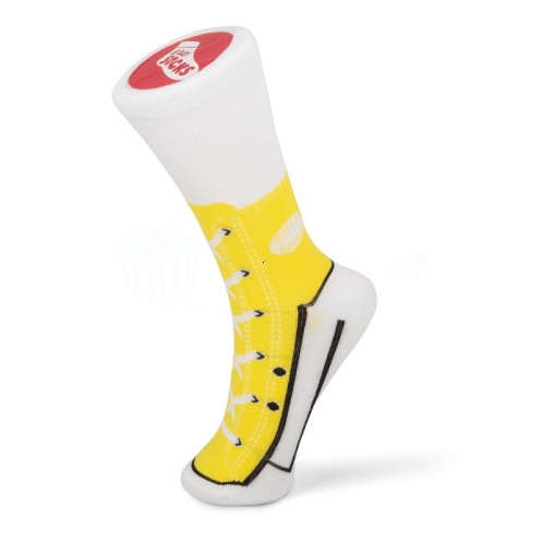 Sneakers ponožky - žlté
